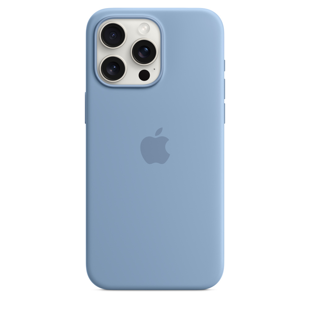 Силиконовый чехол Apple iPhone 15 Pro Max Silicone Case with MagSafe - Winter Blue (MT1Y3ZM/A) для iPhone 15 Pro Max