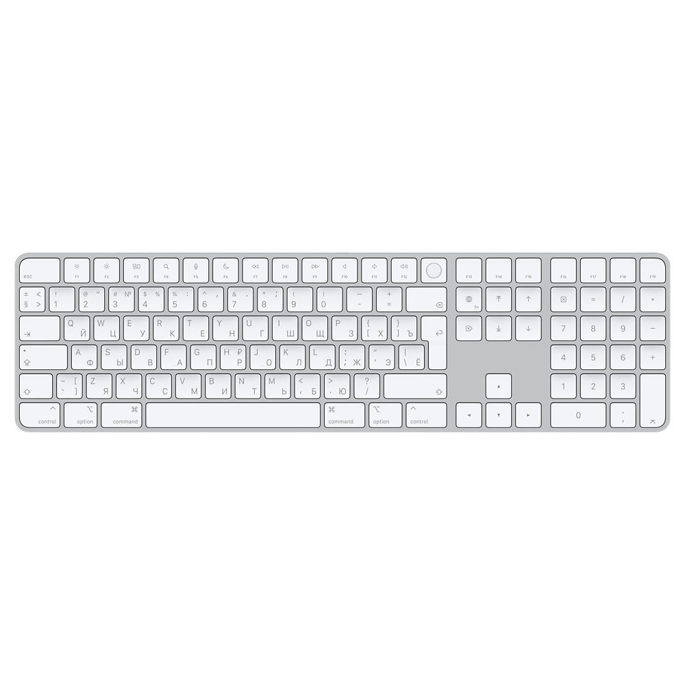 Беспроводная  клавиатура Apple Magic Keyboard с Touch ID и цифровой панелью (MK2C3RS/A)