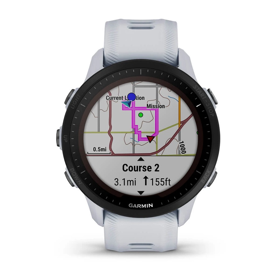 Умные часы Garmin Forerunner 955 Solar Whitestone (010-02638-21)