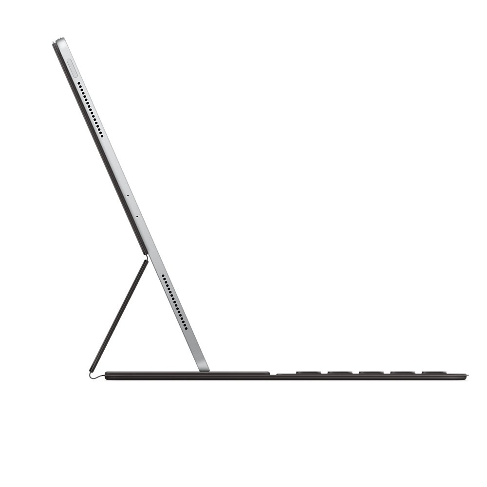 Чехол-клавиатура Apple Smart Keyboard Folio для iPad Pro 12.9 (2020-2022) Black (MXNL2) кириллица (лазерная гравировка) + QWERTY