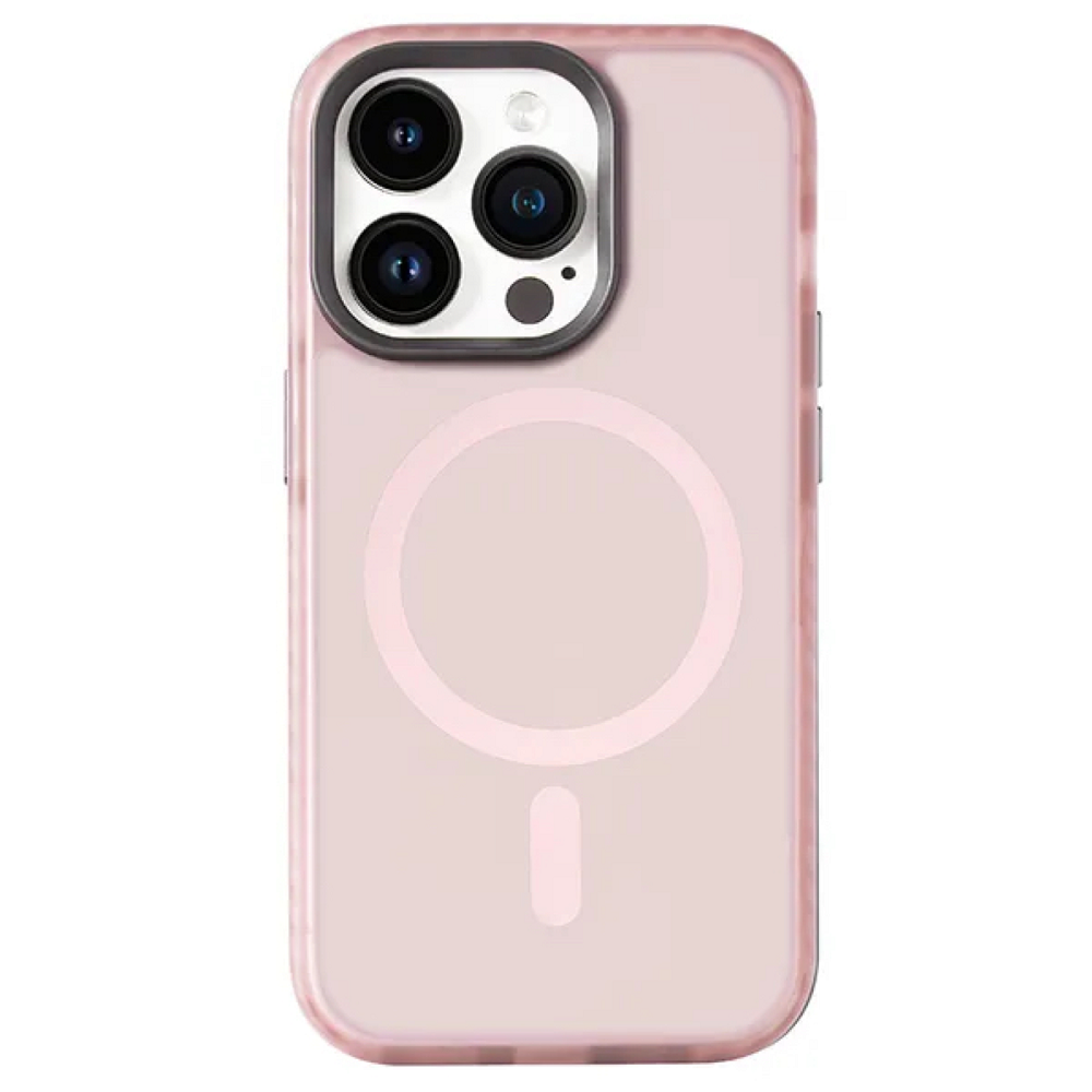 Чехол Gurdini Nano Series with Magsafe Pink для iPhone 15 Pro Max