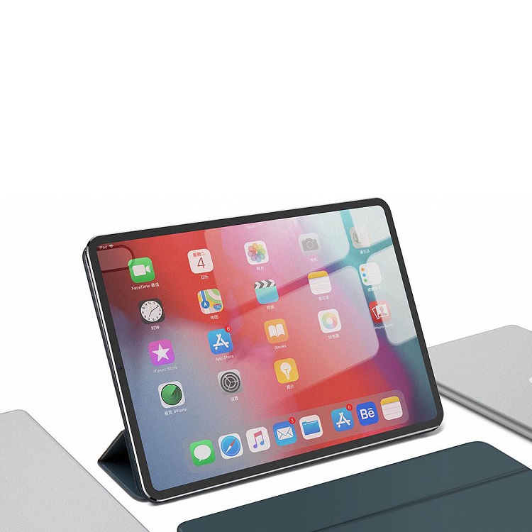 Кожаный чехол-книжка Baseus Simplism Y-Type Leather Dark Blue для iPad Pro 12.9 (2018)