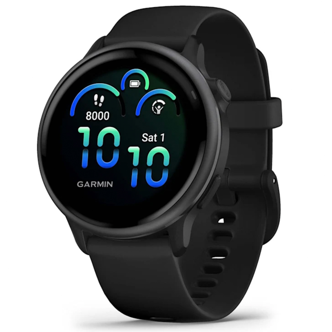 Умные часы Garmin vivoactive 6 Slate with Black Band (010-02985-00)