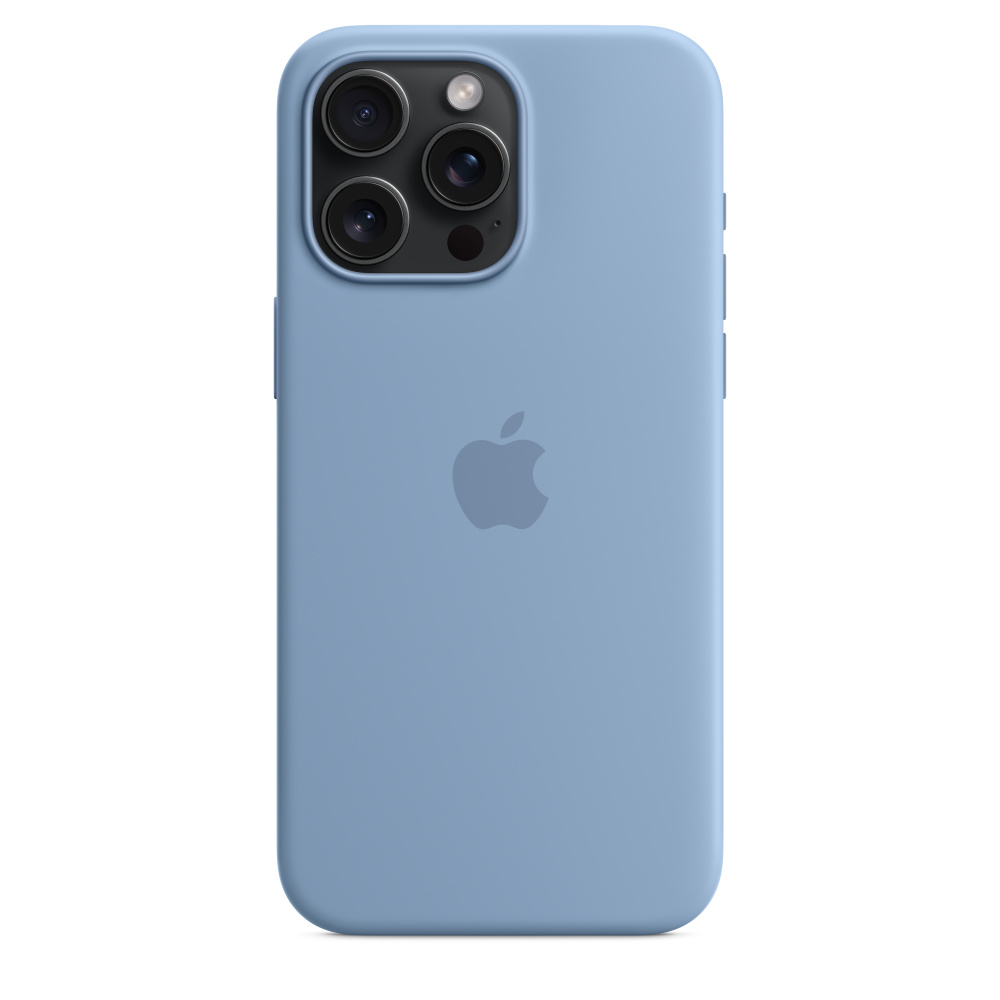 Силиконовый чехол Apple iPhone 15 Pro Max Silicone Case with MagSafe - Winter Blue (MT1Y3ZM/A) для iPhone 15 Pro Max