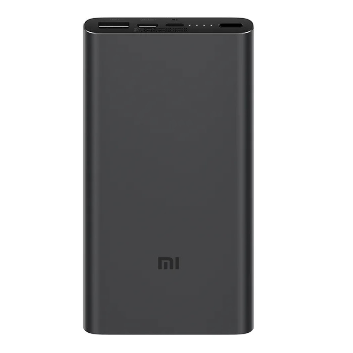 Аккумулятор внешний универсальный Xiaomi Mi Power Bank 3 (10000 mAh) Black