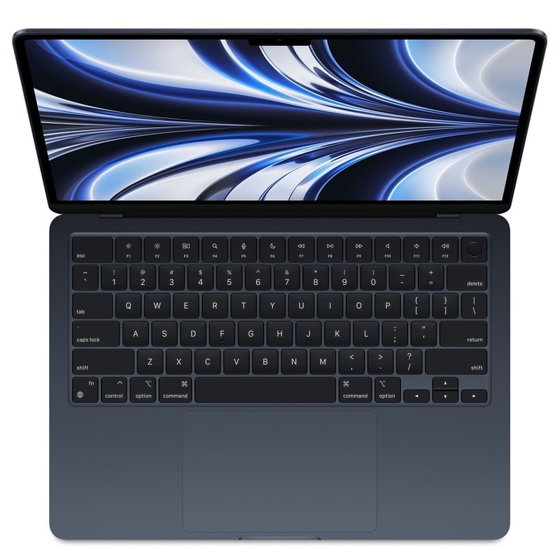 13.6 Ноутбук Apple MacBook Air 13 2022 (2560x1600, Apple M2, RAM 16 ГБ, SSD 512 ГБ, Apple graphics 8-core), Midnight (Z160000KY)