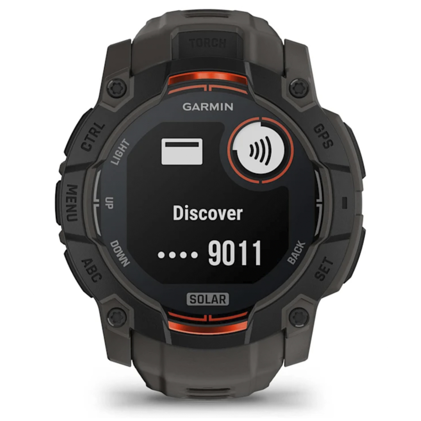 Умные часы Garmin Instinct 3 – 50 mm, Solar Black with Charcoal Band (010-02935-00)