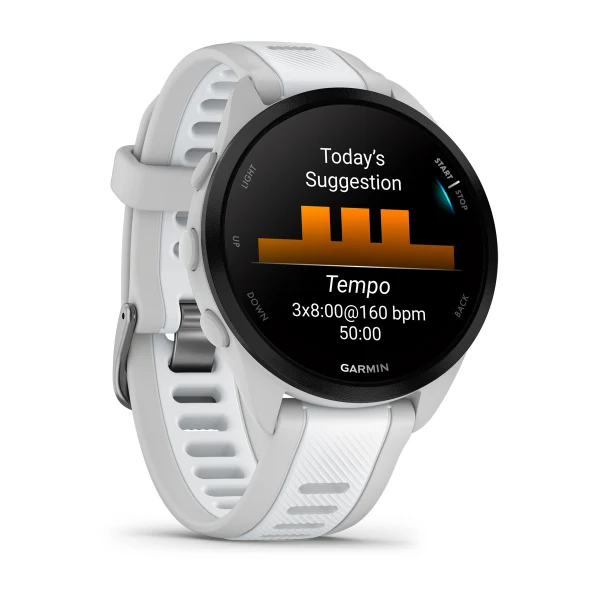 Умные часы Garmin Forerunner 165 Music Mist grey/Whitestone (010-02863-31)