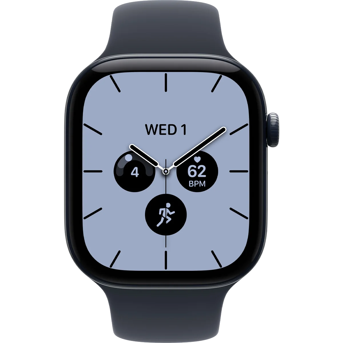 Умные часы Apple Watch Series 12 GPS + Cellular, 46mm Night Blue Ceramic Case with Navy Blue Sport Band - S/M