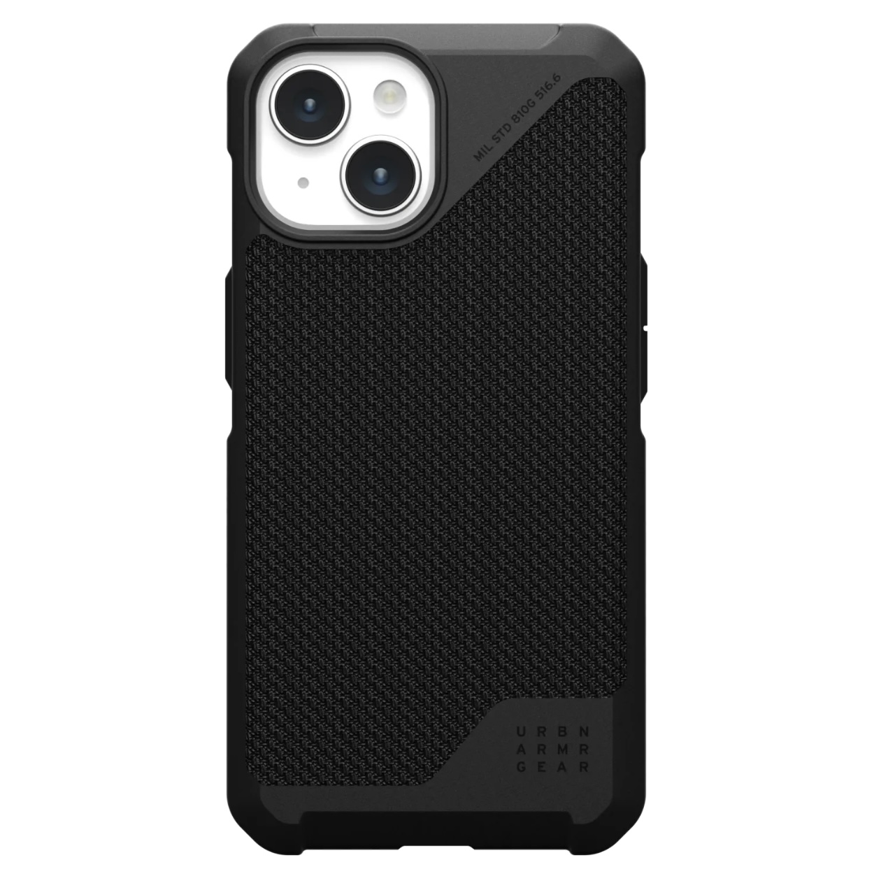 Противоударный защитный чехол UAG Metropolis LT MagSafe для iPhone 15 (6.1) Kevlar Black