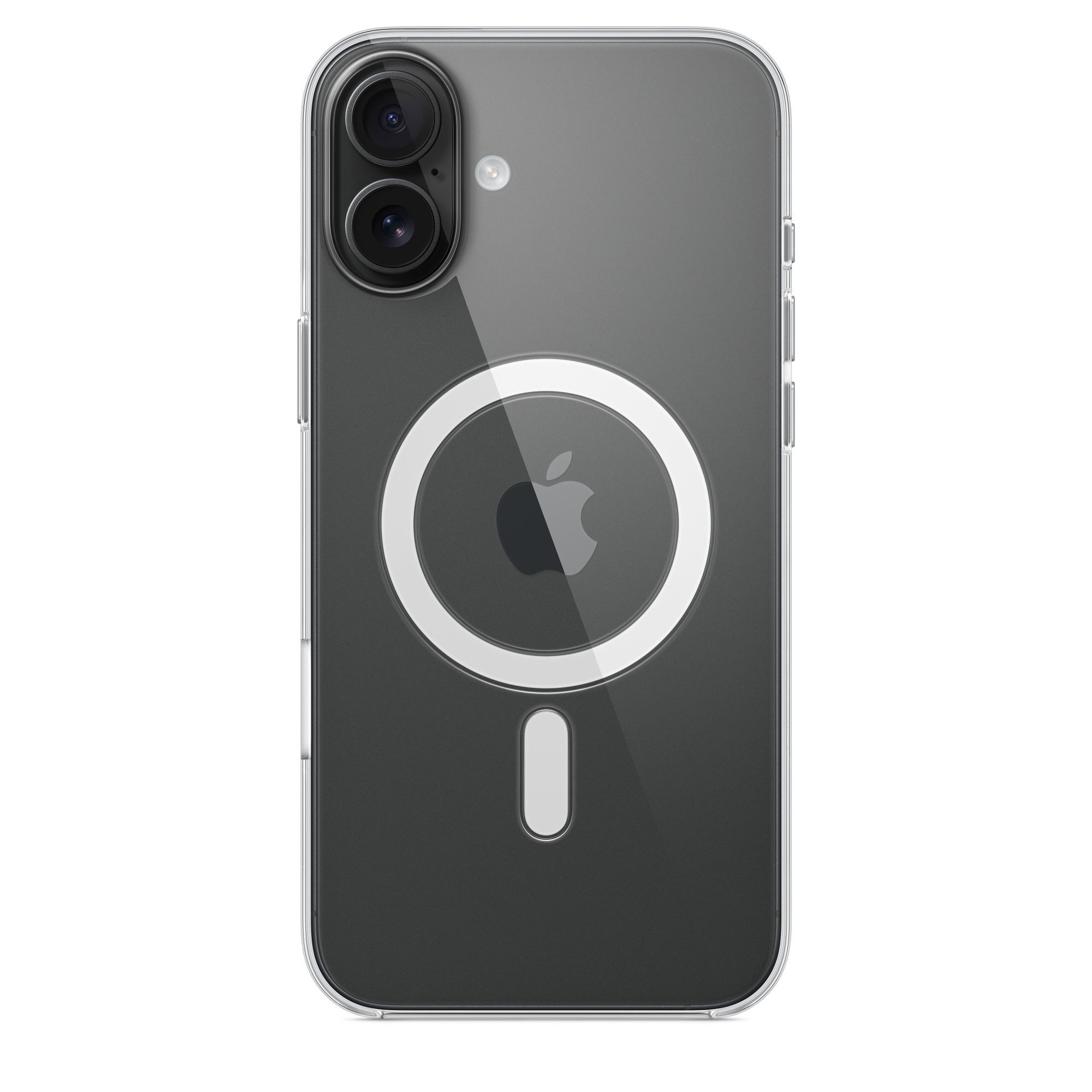 Пластиковый чехол Naturally Clear Case with MagSafe для iPhone 16 Plus