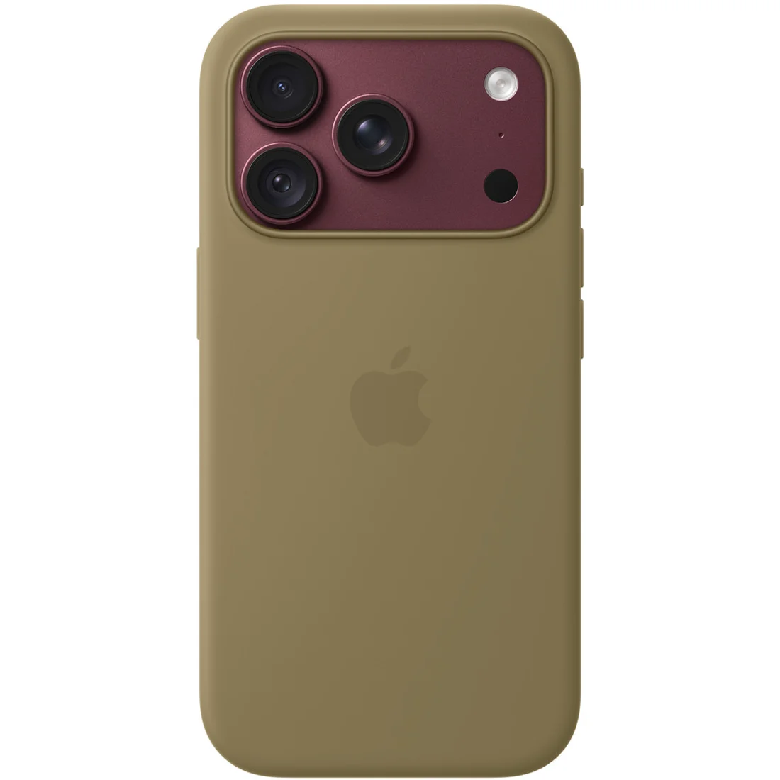 Силиконовый чехол Apple iPhone 17 Pro/18 Pro Silicone Case with MagSafe – Olive (MK8V4ZM/A)