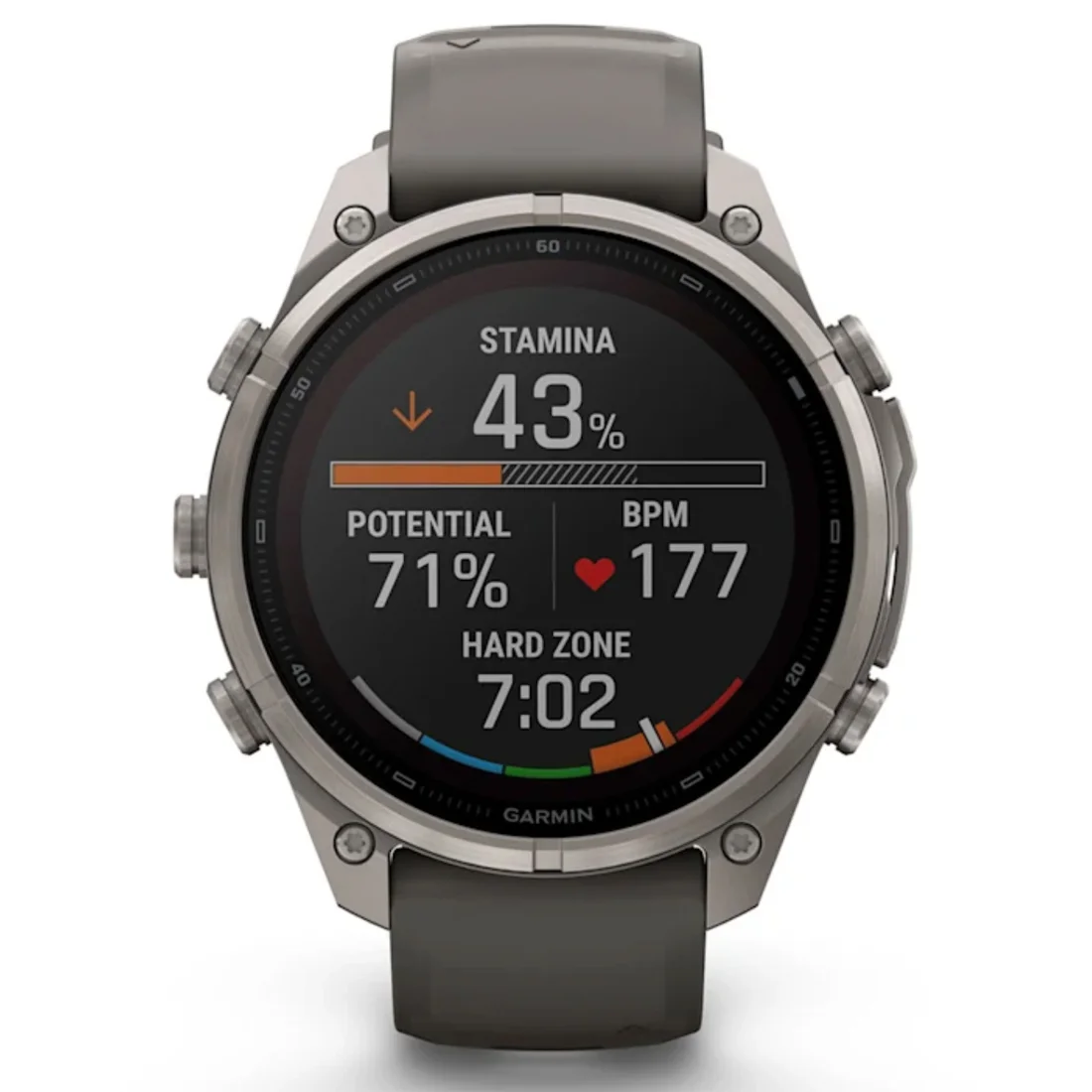 Умные часы Garmin fenix 9 Pro - 47 mm inReach Solar Titanium with Pebble Grey Silicone Band (010-04338-01)
