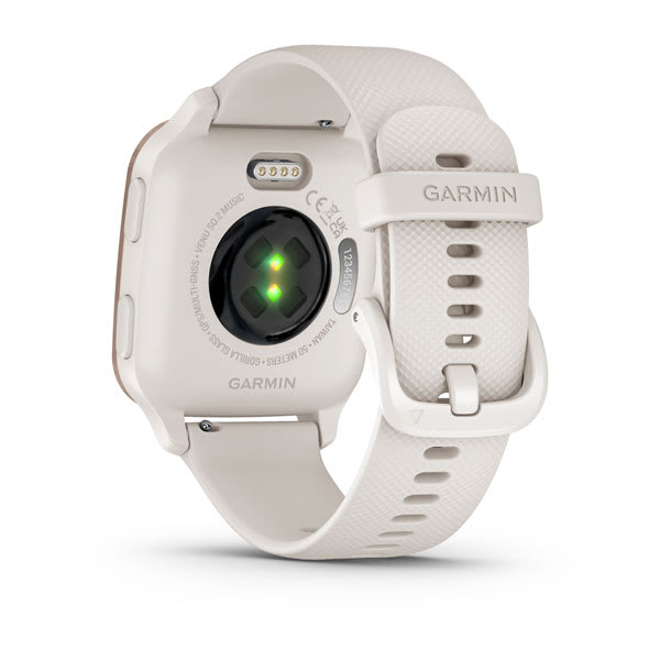 Умные часы Garmin Venu Sq 2 - Music Edition Peach Gold Aluminium Bezel with Ivory Case and Silicone Band (010-02700-11)