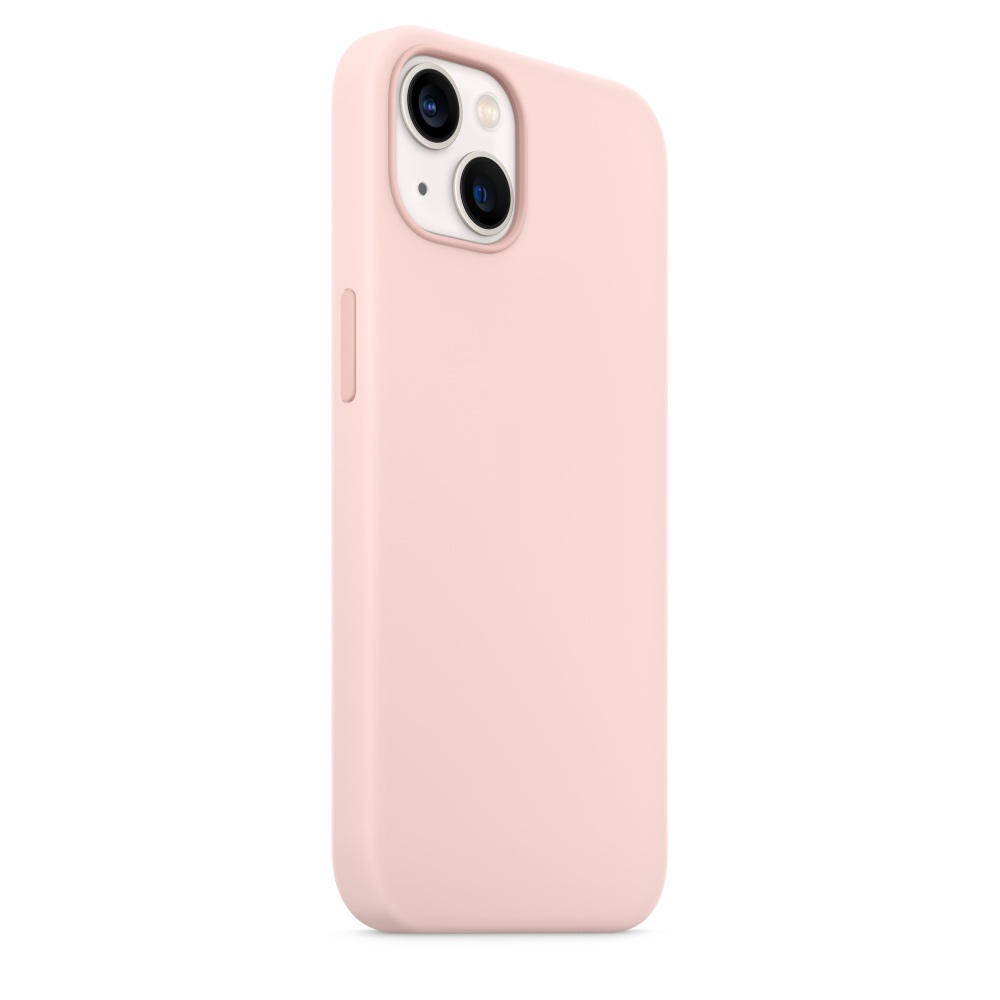Силиконовый чехол Naturally Silicone Case with MagSafe Chalk Pink для iPhone 13