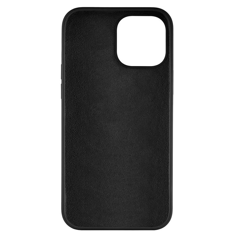 Силиконовый чехол Naturally Silicone Case Black для iPhone 13 Pro Max