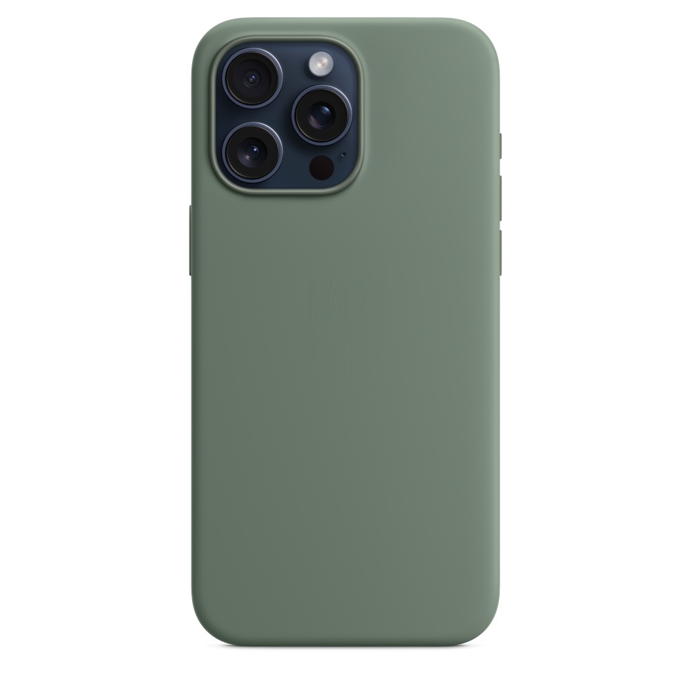 Силиконовый чехол Naturally Silicone Case with MagSafe Cypress для iPhone 15 Pro Max