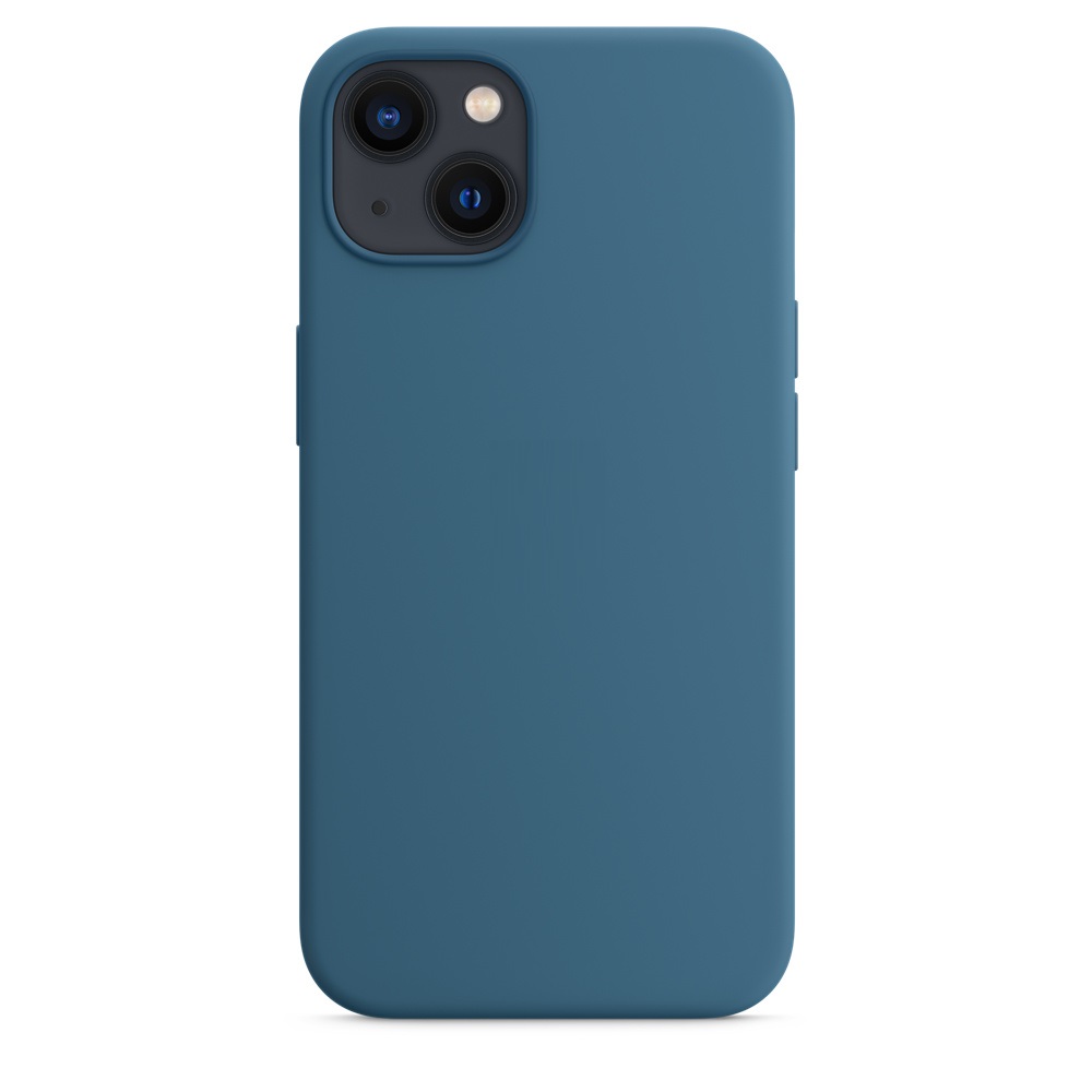 Силиконовый чехол Naturally Silicone Case with MagSafe Blue Jay для iPhone 13