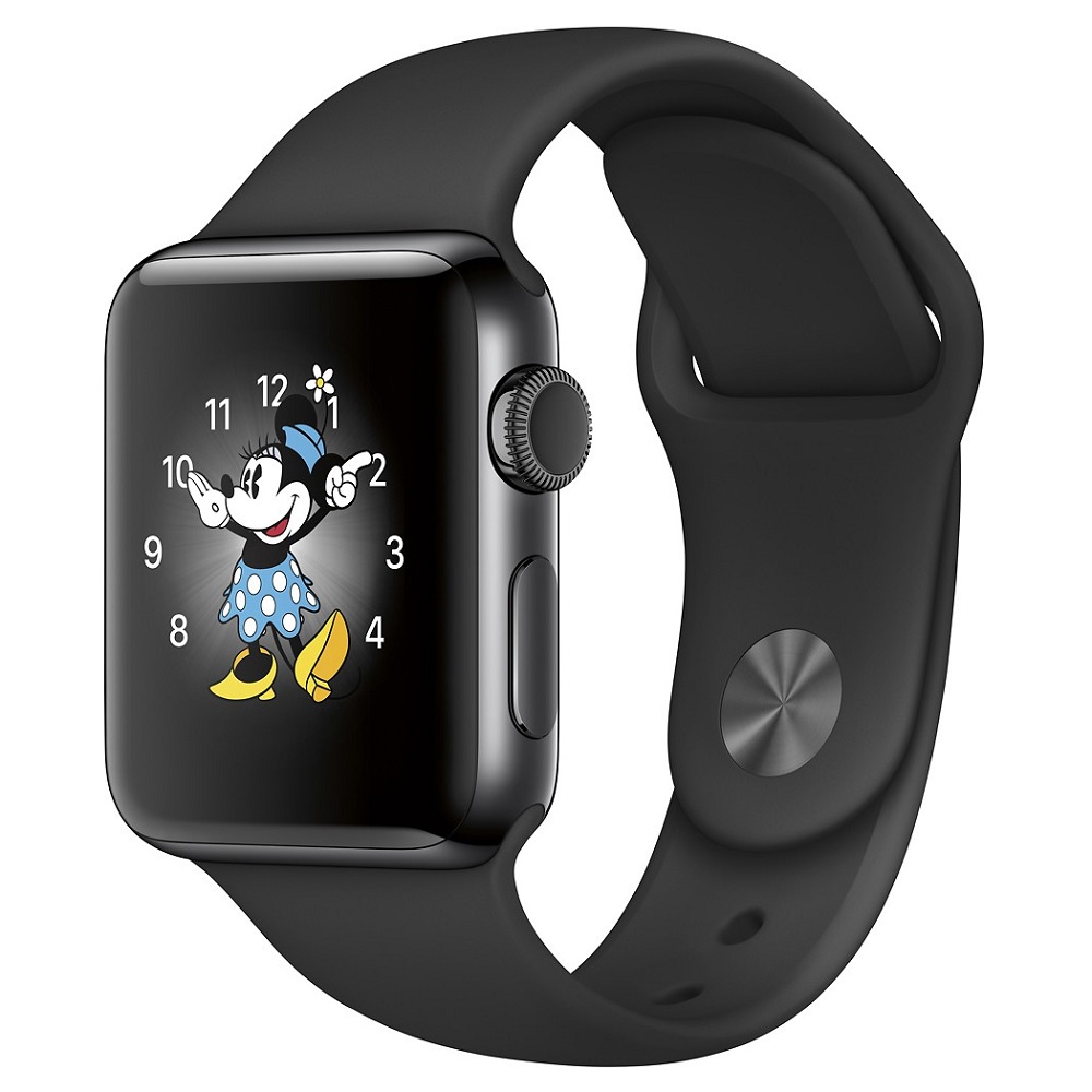 Часы Apple Watch Series 2 38mm (Space Black Stainless Steel Case with Black Sport Band)