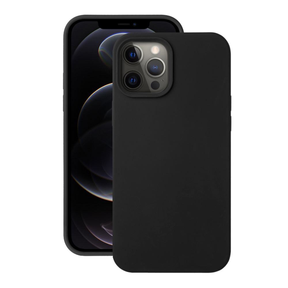 Чехол Deppa Liquid Silicone Case Black (87709) для Apple iPhone 12 Pro Max