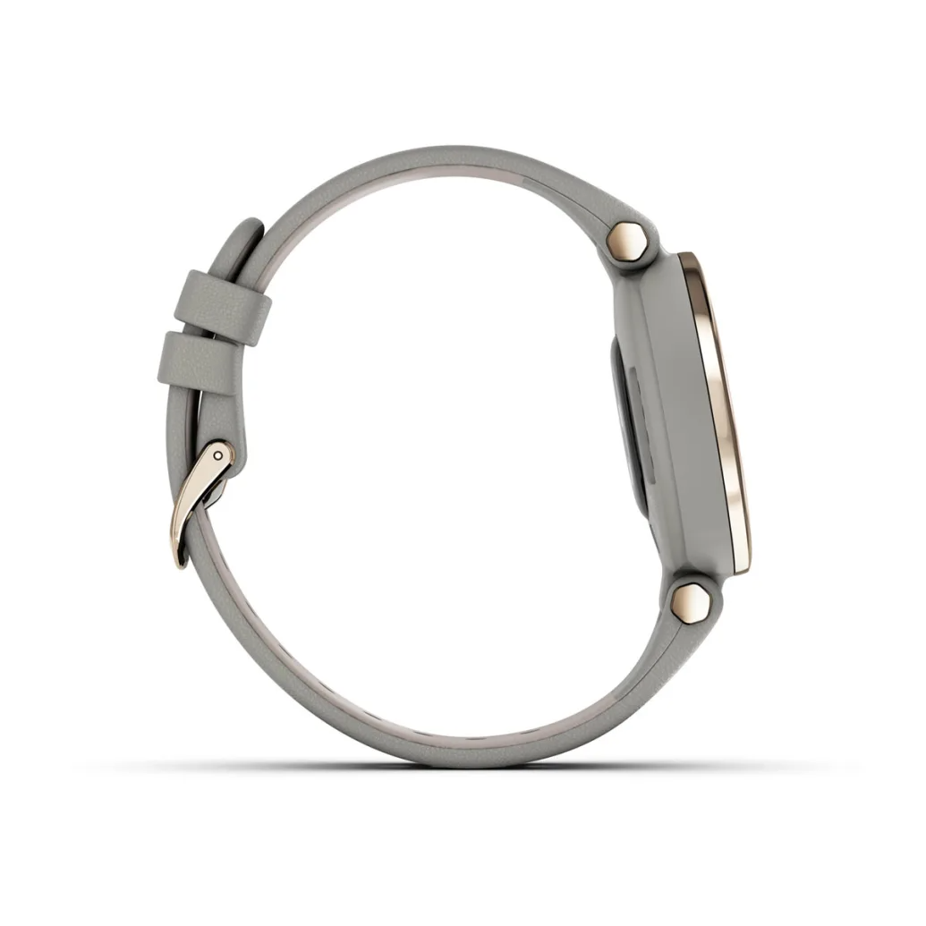 Умные часы Garmin Lily - Classic Edition Cream Gold Bezel with Braloba Gray Case and Italian Leather Band (010-02384-B2)