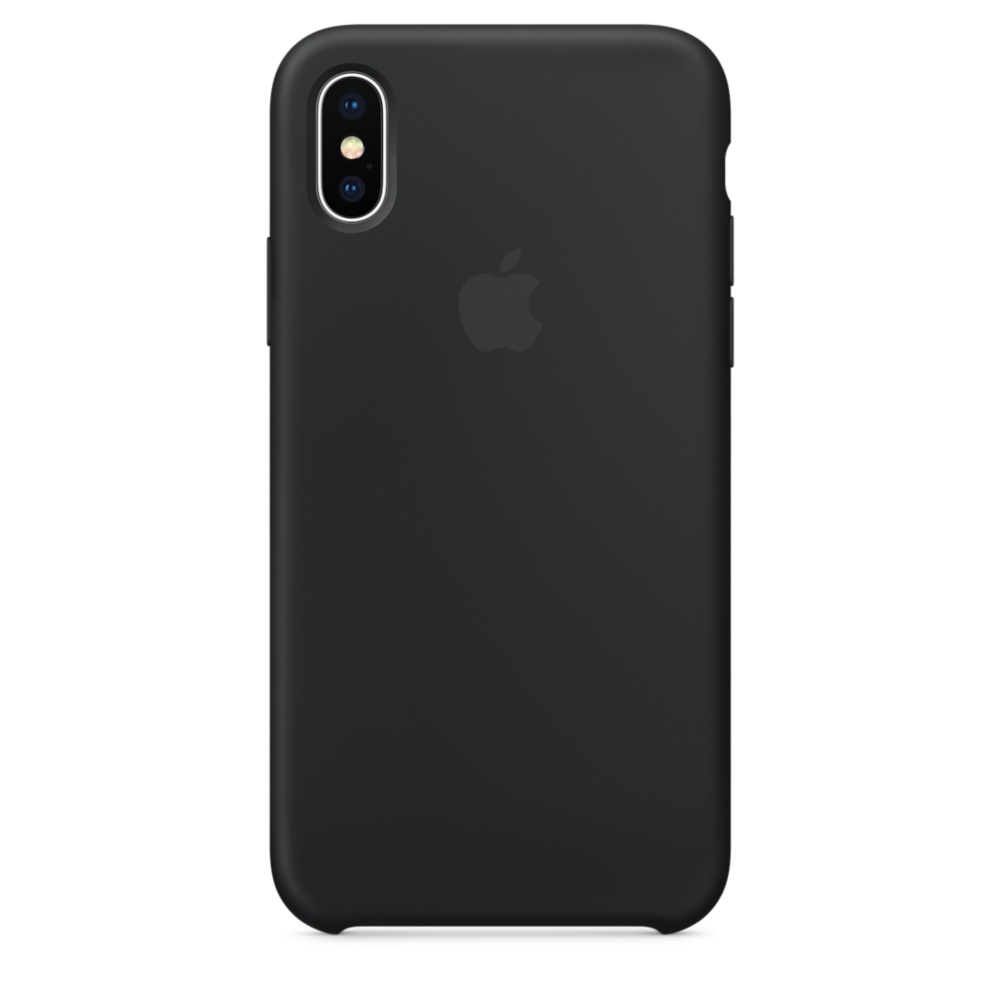 Силиконовый чехол Apple iPhone X Silicone Case - Black (MQT12ZM/A) для iPhone X