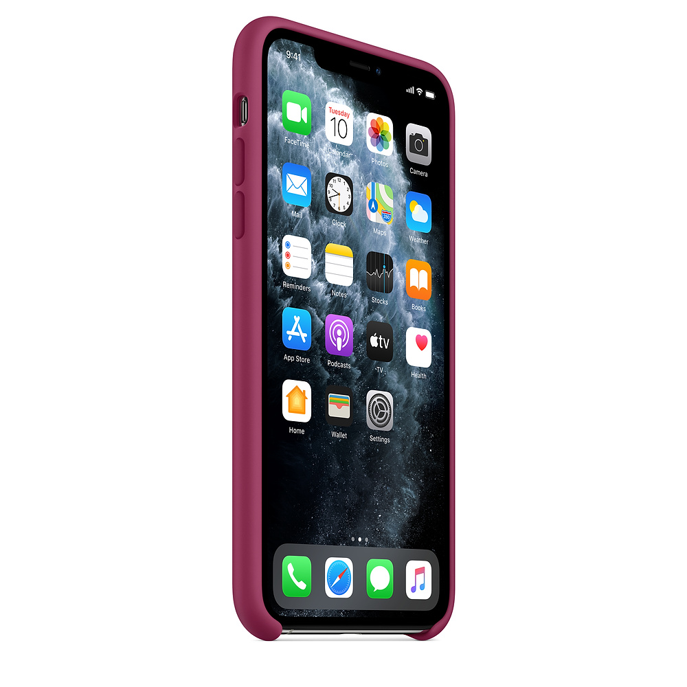 Силиконовый чехол Apple iPhone 11 Pro Max Silicone Case - Pomegranate (MXM82ZM/A) для iPhone 11 Pro Max