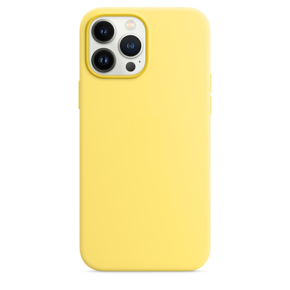 Силиконовый чехол Naturally Silicone Case with MagSafe Lemon Zest для iPhone 13 Pro Max