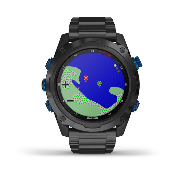 Умные часы Garmin Descent Mk2i Bundle, Titanium Carbon Grey DLC with DLC Titanium Band (Includes Descent T1) (010-02132-12)