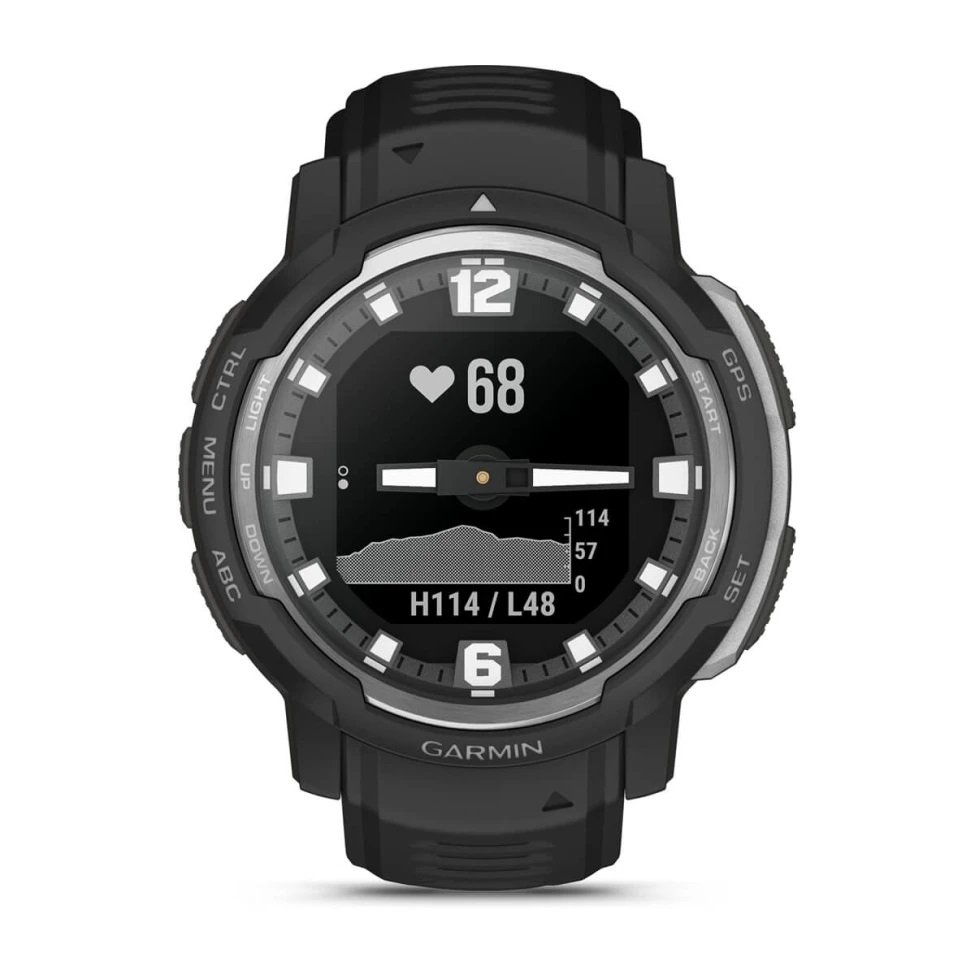 Умные часы Garmin Instinct Crossover - Standard Edition Black (010-02730-03)