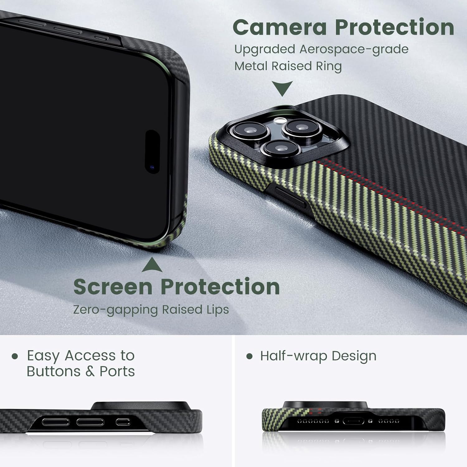 Чехол Pitaka MagEZ Case 4 для iPhone 15 Pro (6.1) Overture