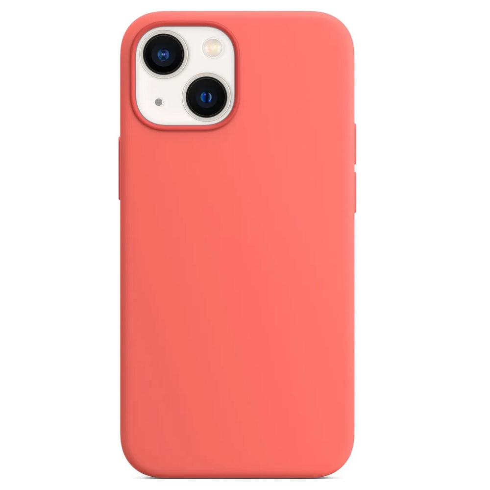 Силиконовый чехол Naturally Silicone Case Orange для iPhone 13