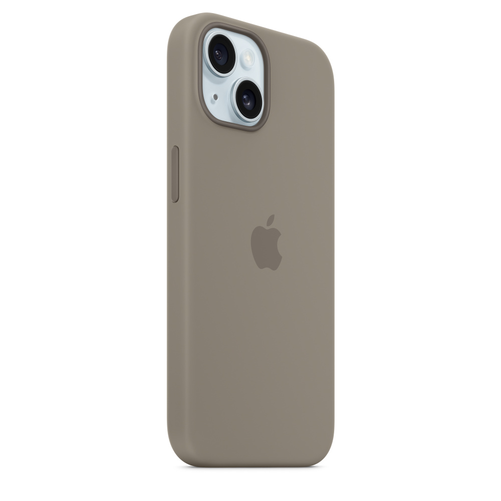 Силиконовый чехол Apple iPhone 15 Silicone Case with MagSafe - Clay (MT0Q3ZM/A) для iPhone 15