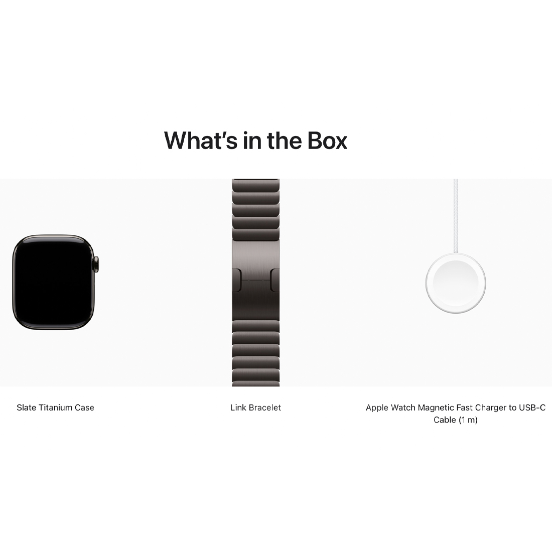 Умные часы Apple Watch Series 11 GPS + Cellular, 42mm Slate Titanium Case with Slate Link Bracelet