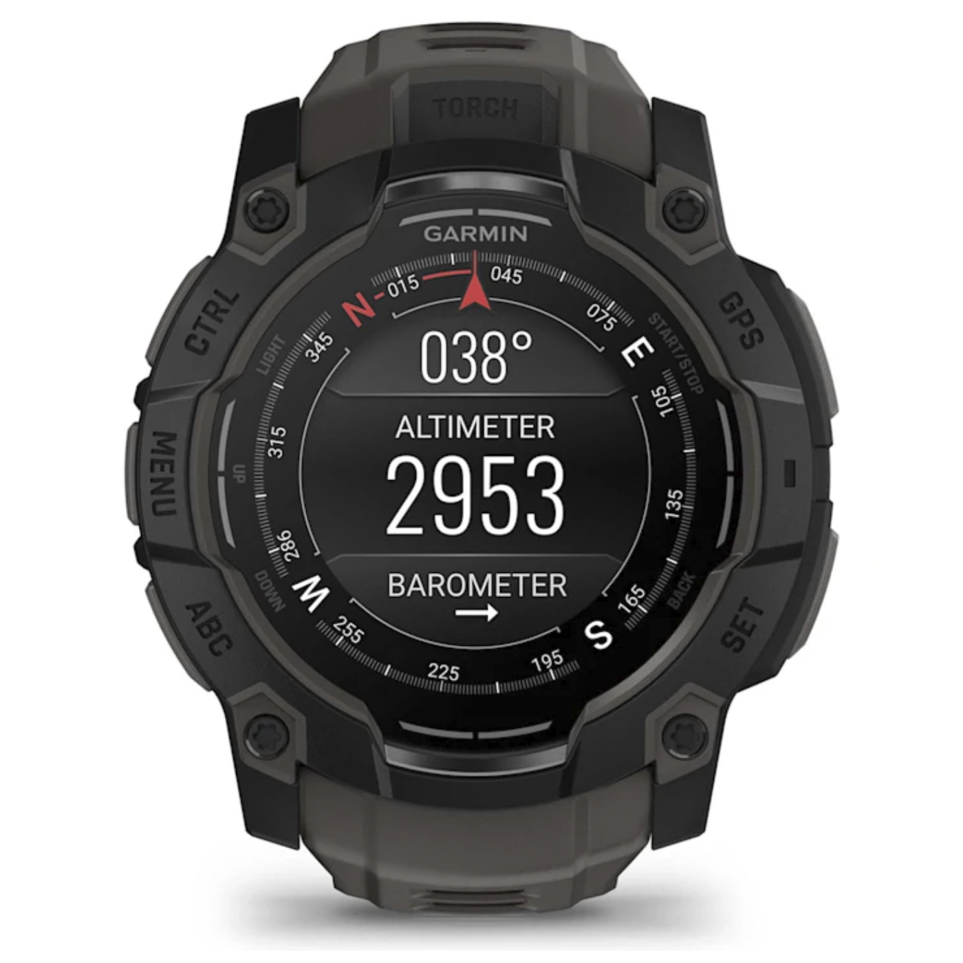 Умные часы Garmin Instinct 3 – 50 mm, AMOLED Black with Charcoal Band (010-03020-00)