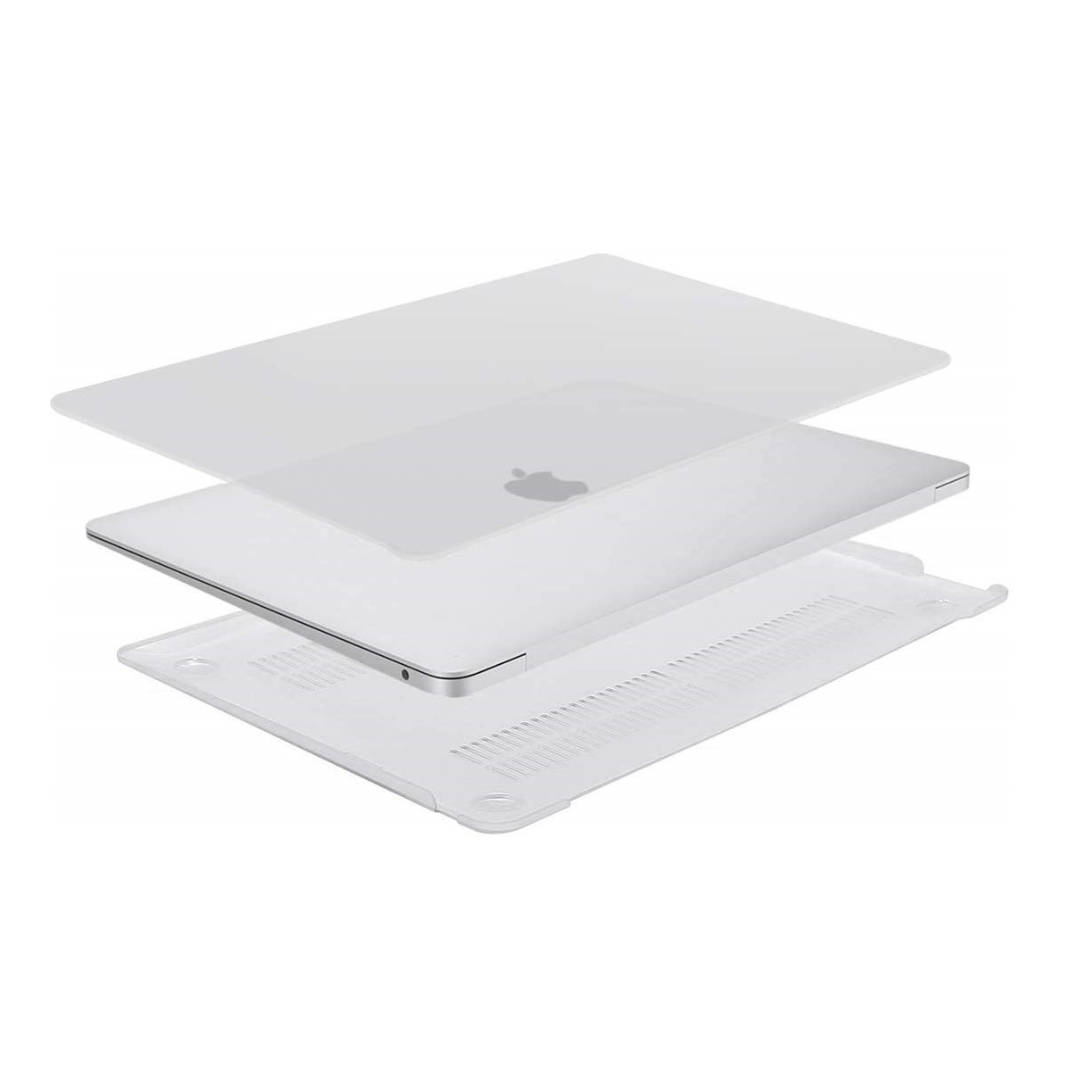 Чехол-накладка HardShell Case Matte Transparent (Матовая Прозрачная) для Apple MacBook Air 13 2018-2020