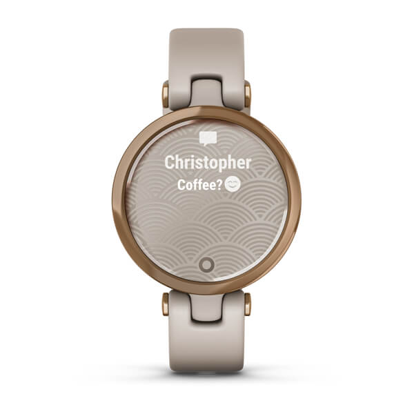 Умные часы Garmin Lily - Sport Edition Rose Gold Bezel with Light Sand Case and Silicone Band (010-02384-11)