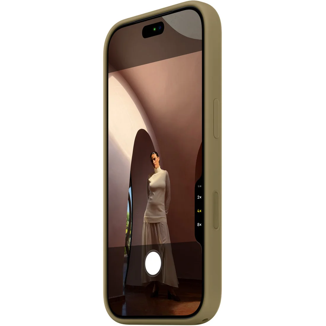 Силиконовый чехол Apple iPhone 17 Pro/18 Pro Silicone Case with MagSafe – Olive (MK8V4ZM/A)