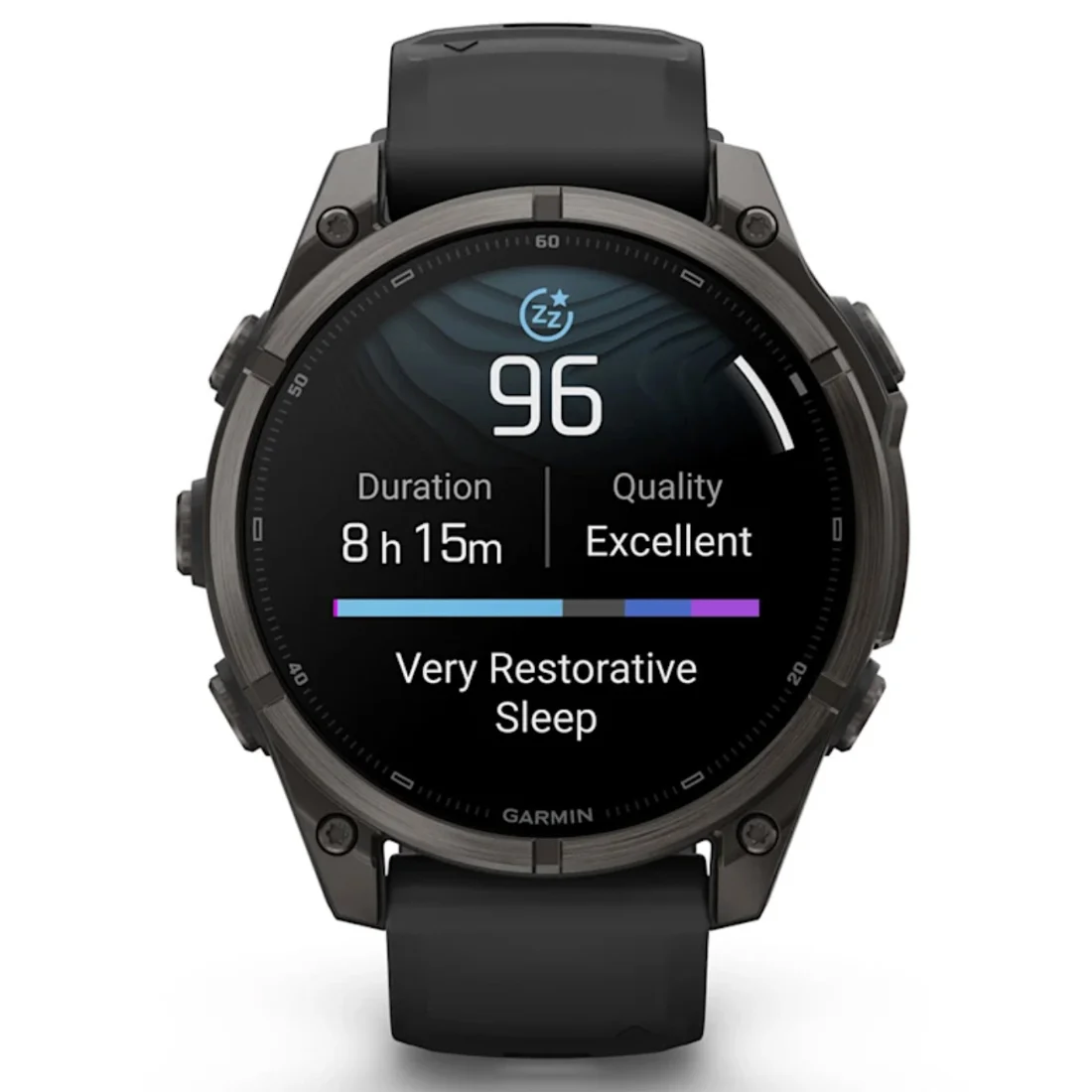Умные часы Garmin fenix 9 - 47 mm Carbon Gray DLC Titanium with Black/Pebble Grey Silicone Band (010-04762-11)