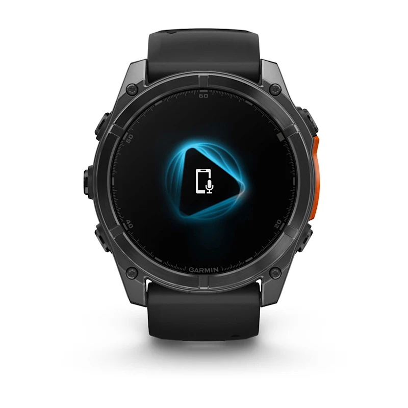 Умные часы Garmin fenix 8 – 51 mm AMOLED Slate Gray with a Black Silicone Band (010-02905-00)