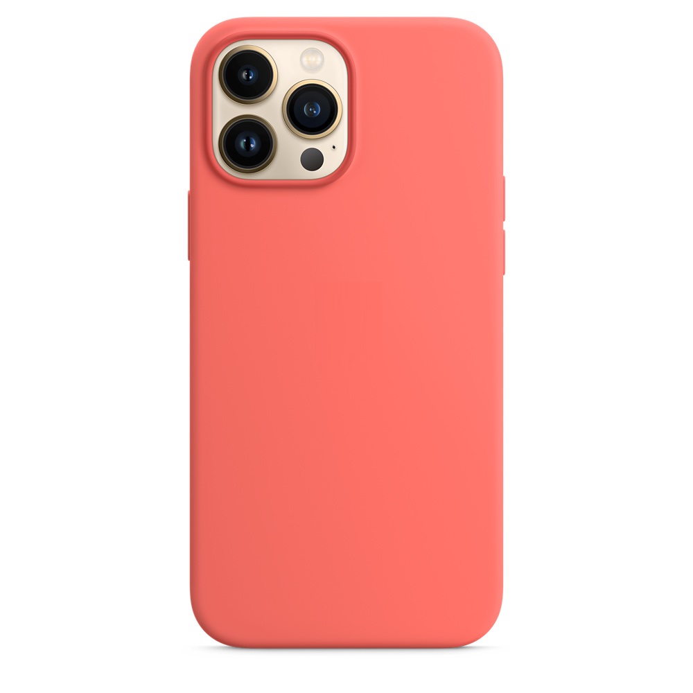 Силиконовый чехол Naturally Silicone Case with MagSafe Pink Pomelo для iPhone 13 Pro Max