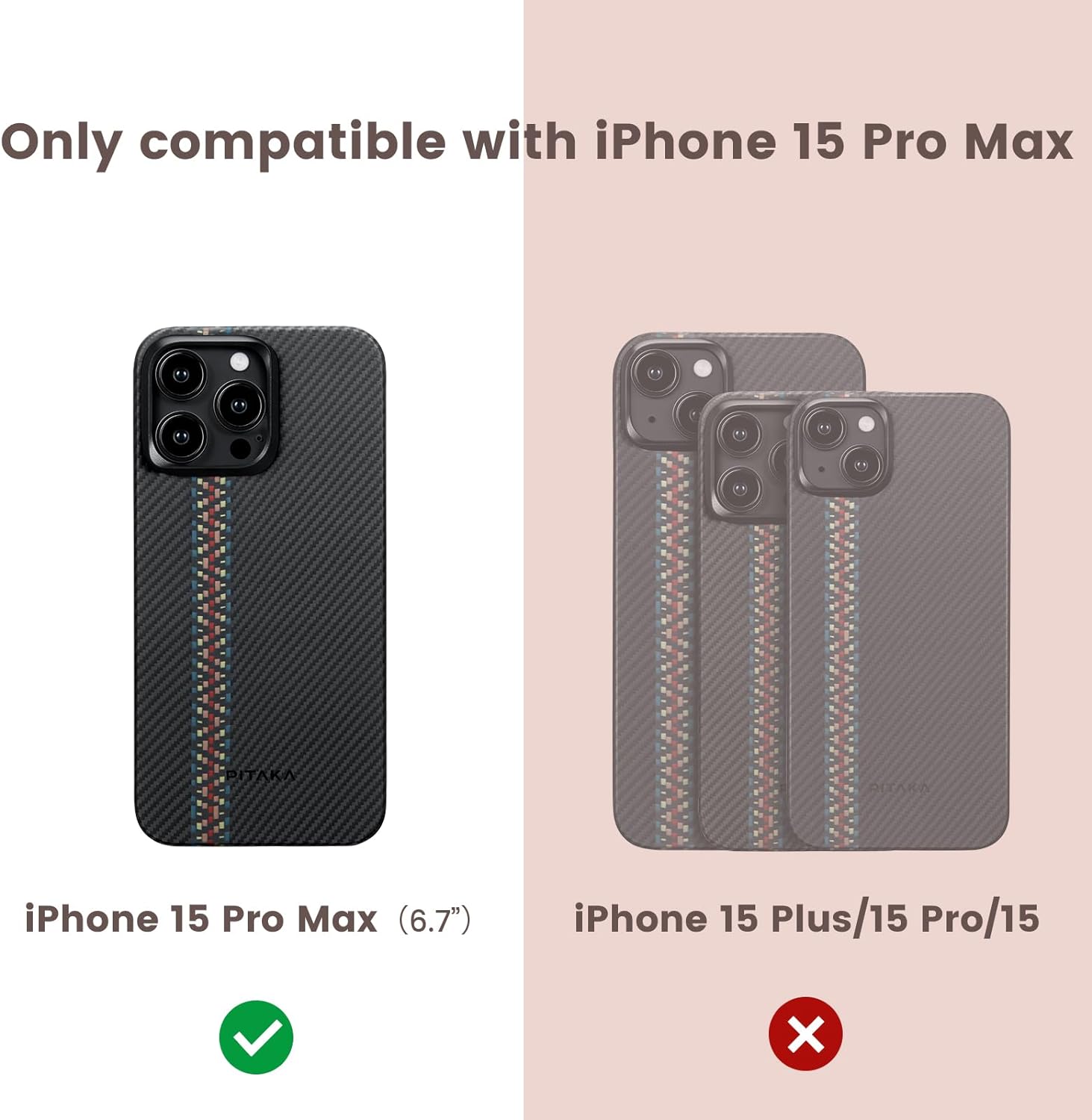 Чехол Pitaka MagEZ Case 4 для iPhone 15 Pro Max (6.7) Rhapsody