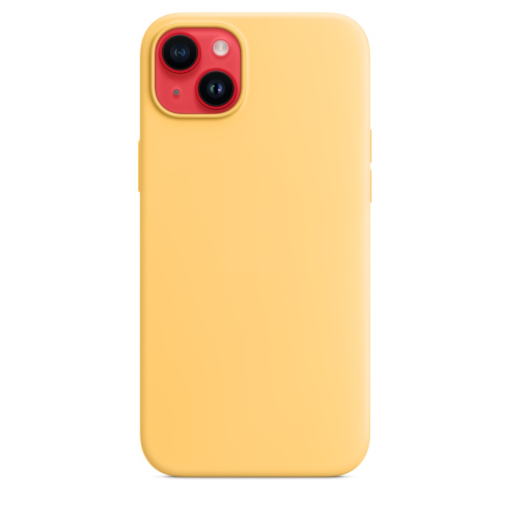 Силиконовый чехол Naturally Silicone Case with MagSafe Sunglow для iPhone 14 Plus