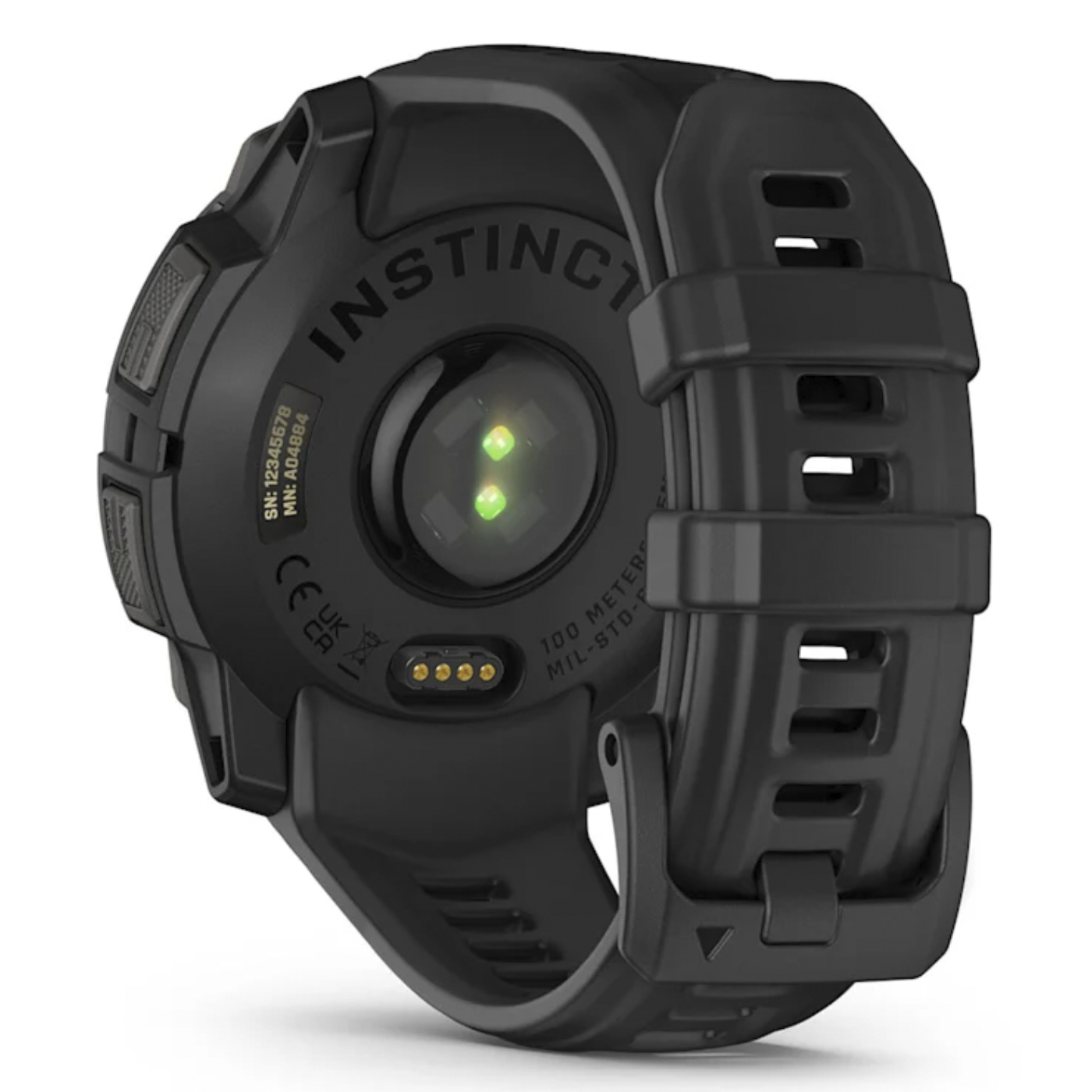 Умные часы Garmin Instinct 3 – 45 mm, AMOLED Black with black band (010-02936-00)