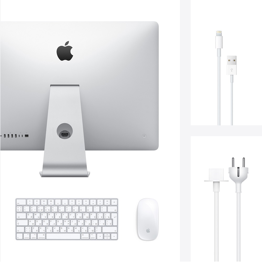 Моноблок Apple iMac 27 Retina 5K 2020 (MXWV2RU/A) 8 Core i7 3.8GHz/8GB/512GB SSD/AMD Radeon Pro 5500 XT/Wi-Fi/BT/Mac OS X