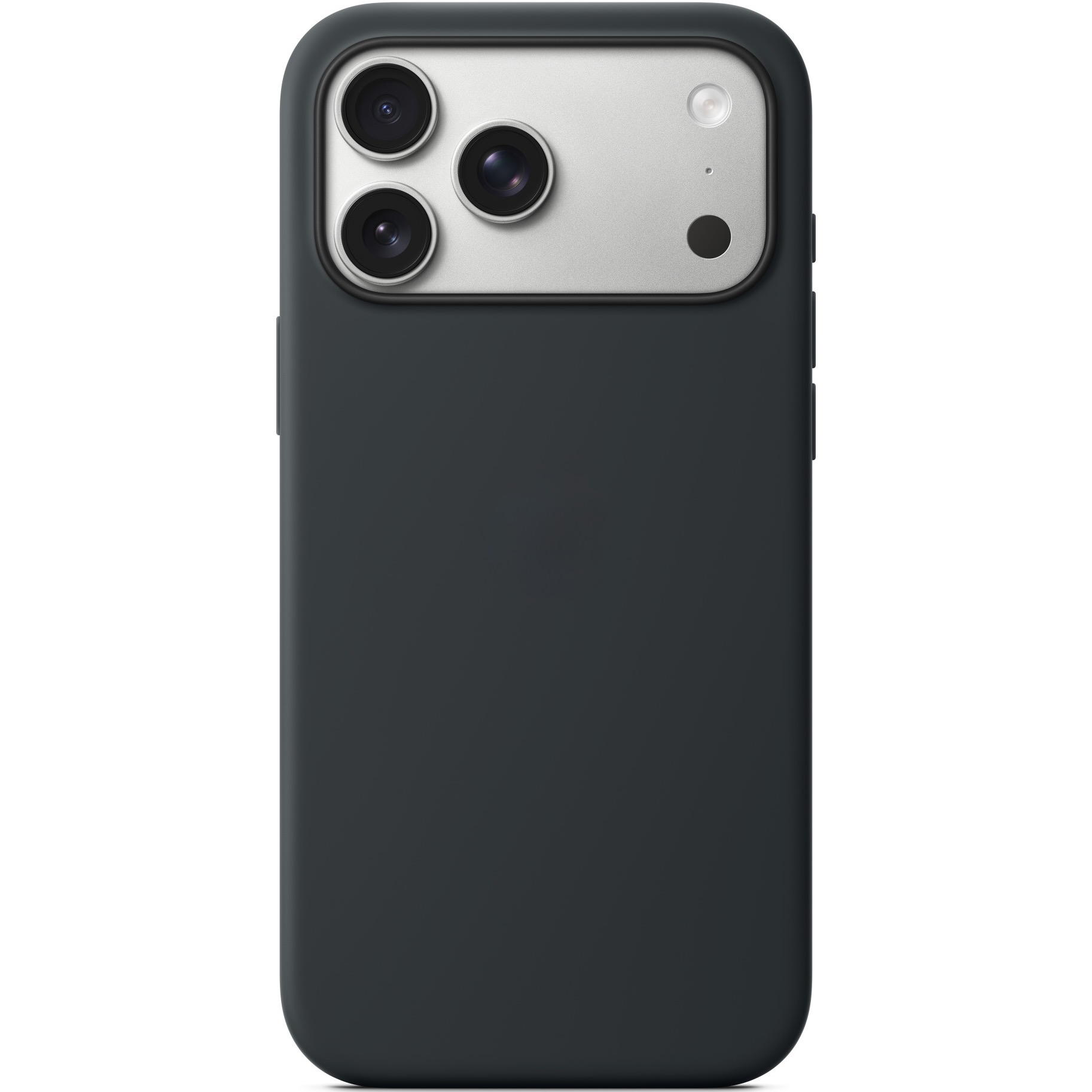 Силиконовый чехол Naturally Silicone Case with MagSafe Black для iPhone 17 Pro Max