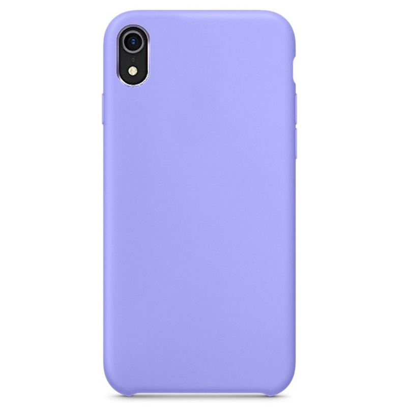 Силиконовый чехол Naturally Silicone Case Lilac для iPhone XR