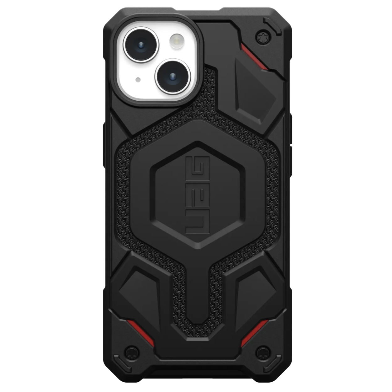 Противоударный защитный чехол UAG Monarch Pro Kevlar MagSafe для iPhone 15 (6.1) Kevlar Black