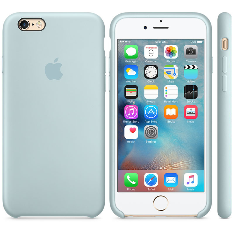 Силиконовый чехол Apple iPhone 6 Silicone Case Turquoise (MLCW2ZM/A) для iPhone 6/6S