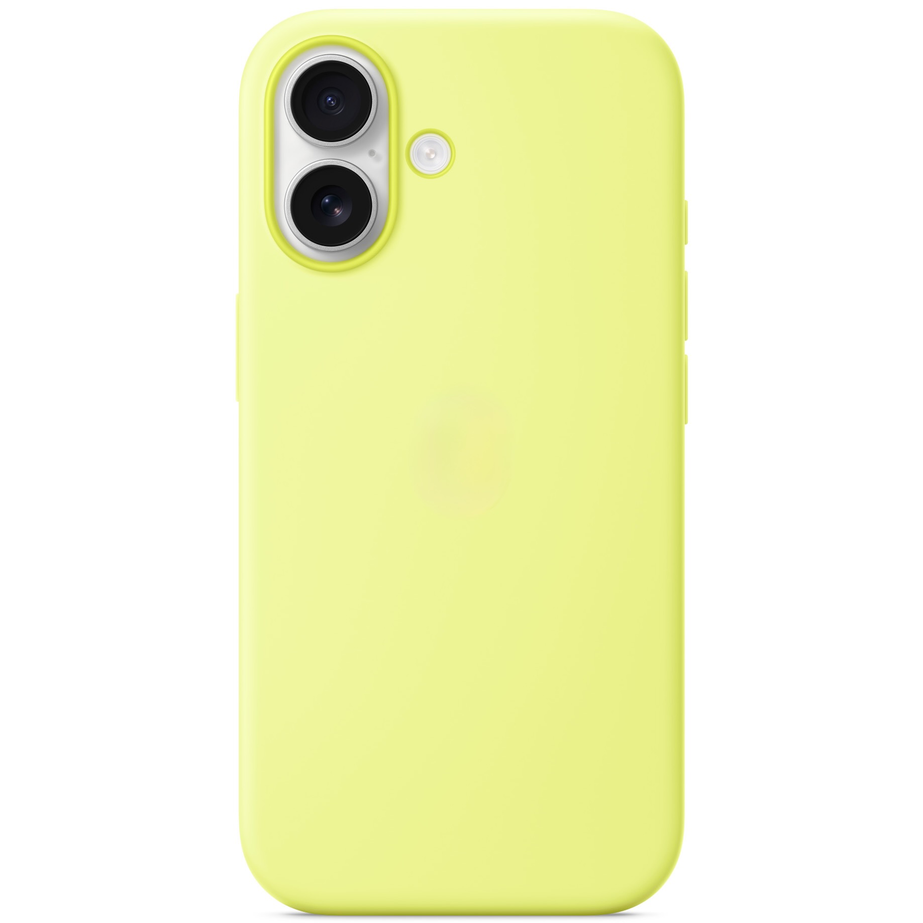 Силиконовый чехол Naturally Silicone Case with MagSafe Neon Yellow для iPhone 17